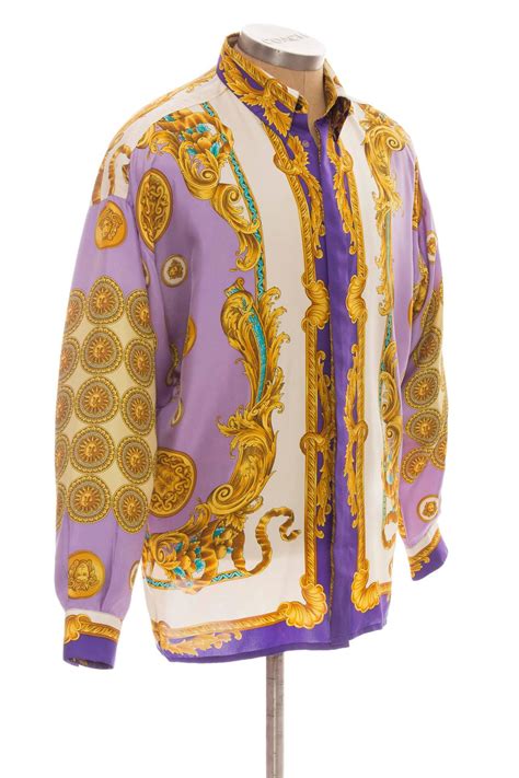 gianni versace mens silk shirts|Gianni Versace designer clothes.